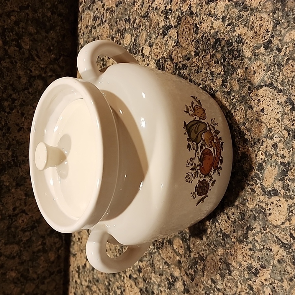 Vintage McCoy 341 Bean Pot W Lid